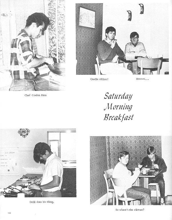 Villa Saint Jean International School  1970 Yearbook Le Chamois Villa Life p98
